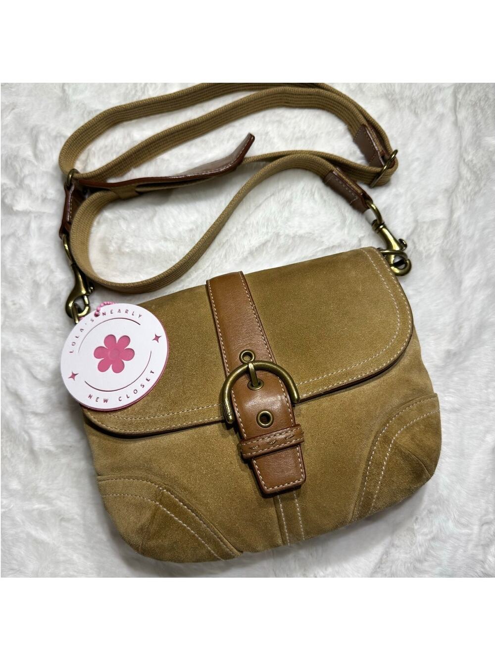 y2k COACH Vintage Soho Flap 4743 Shoulder Bag Crossbody